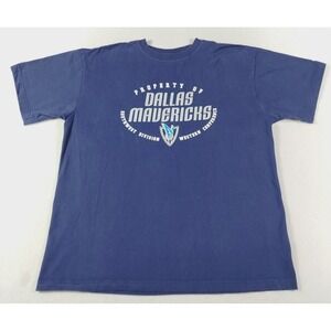Knights Apparel Dallas Mavericks Shirt Mens XL Blue NBA Basketball Athletic